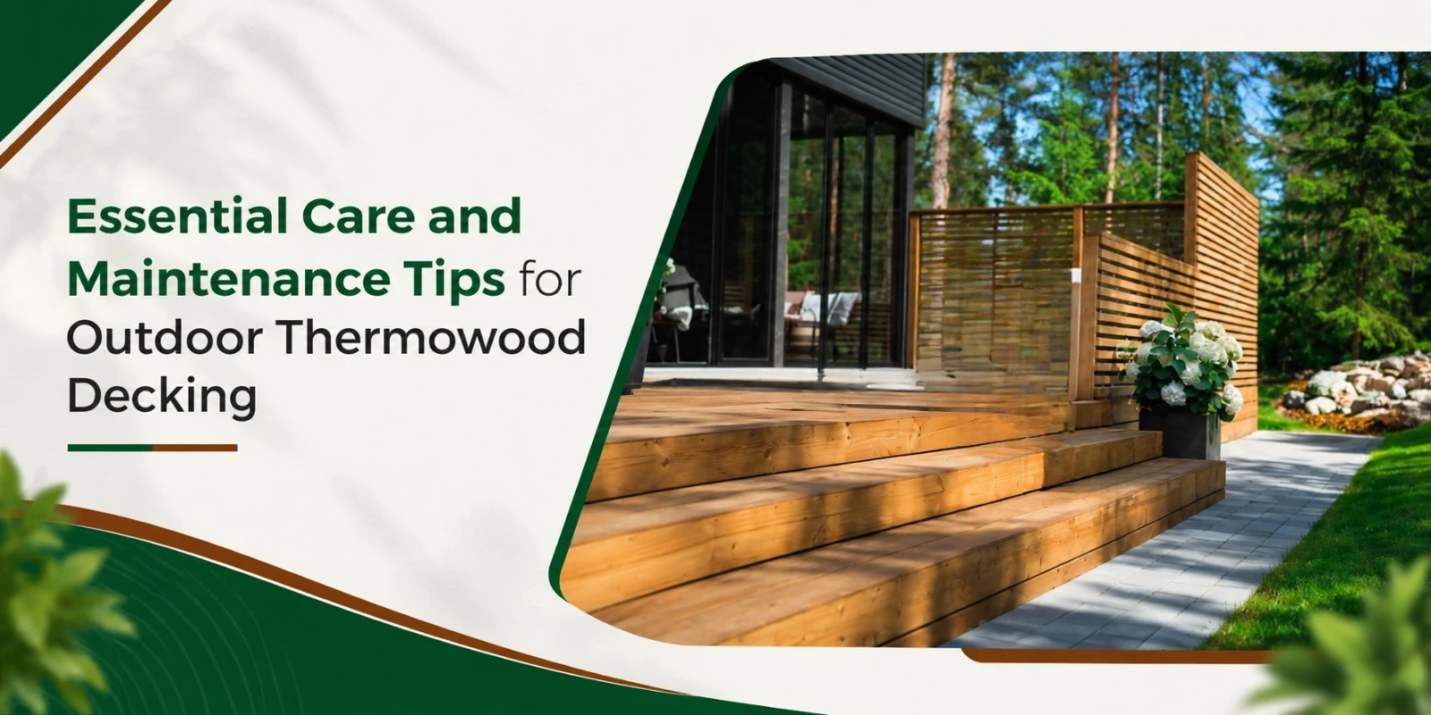 Essential Care and Maintenance Tips for Outdoor Thermowood Decking